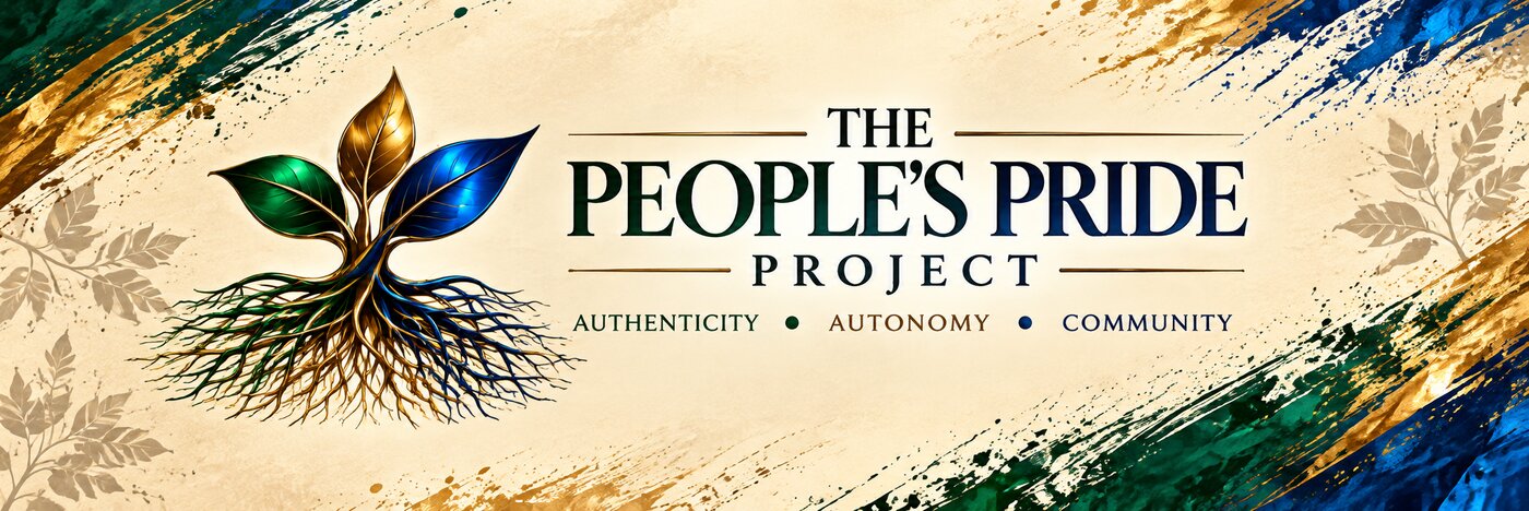 The People's Pride Project banner — Authenticity, Autonomy, Community
